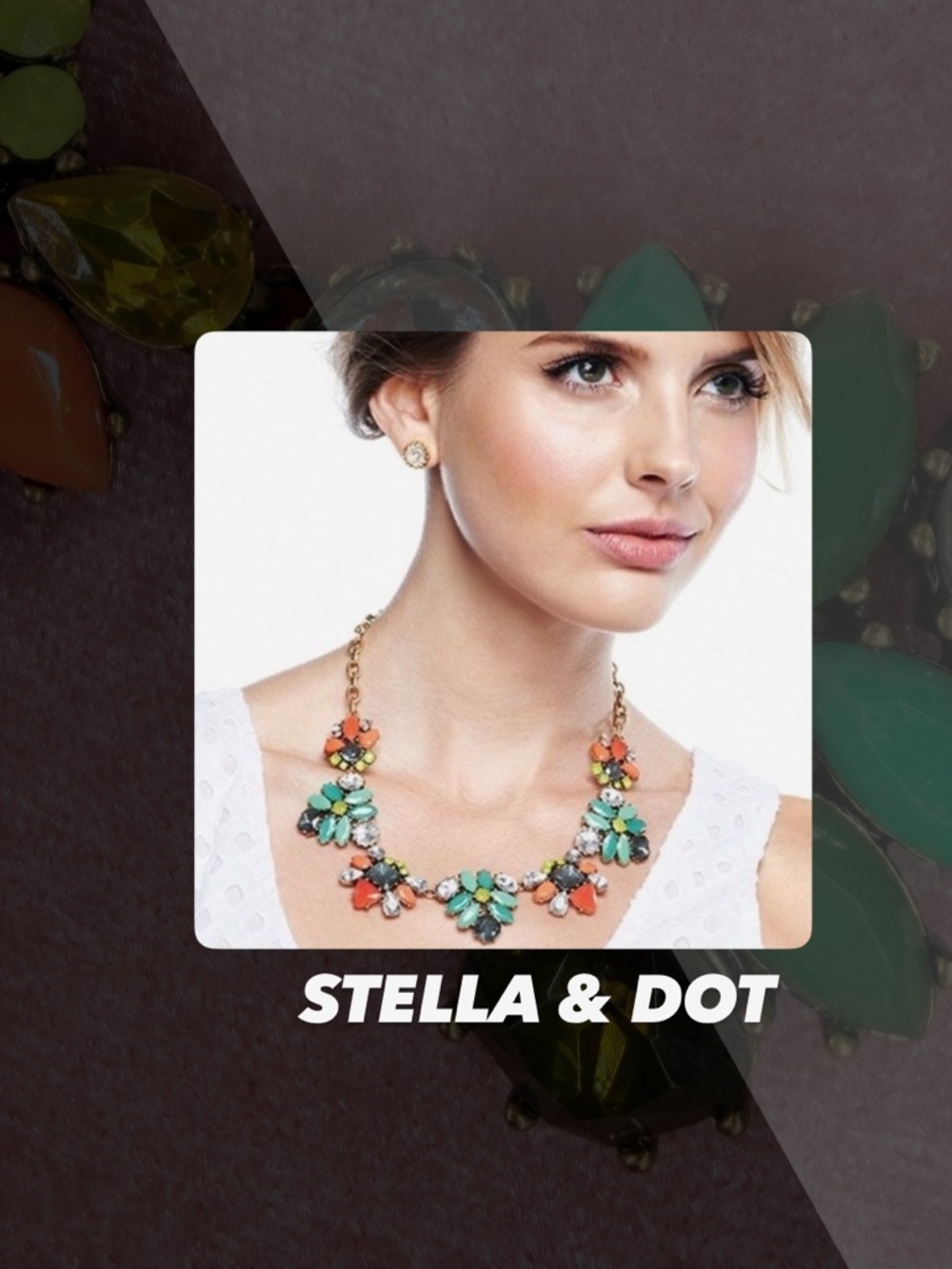 EUC Stella & Dot Élodie Statement Necklace